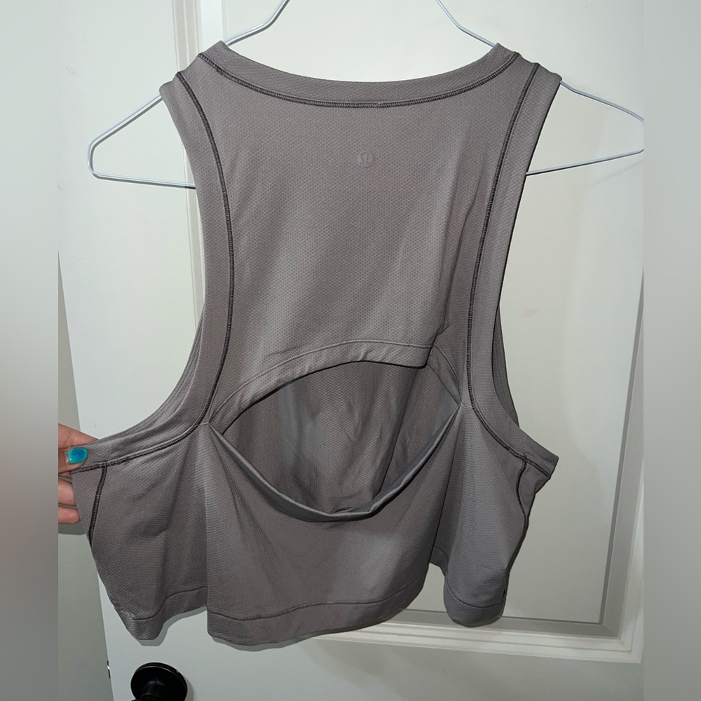 lululemon athletica Gray Tank Top